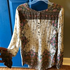 Lucky brand floral dress top